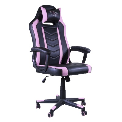 Silla Gamer Ergonomica Giratoria Rosa