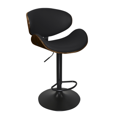 Banco Silla Barra Giratorio Ajustable Bent Color Negro